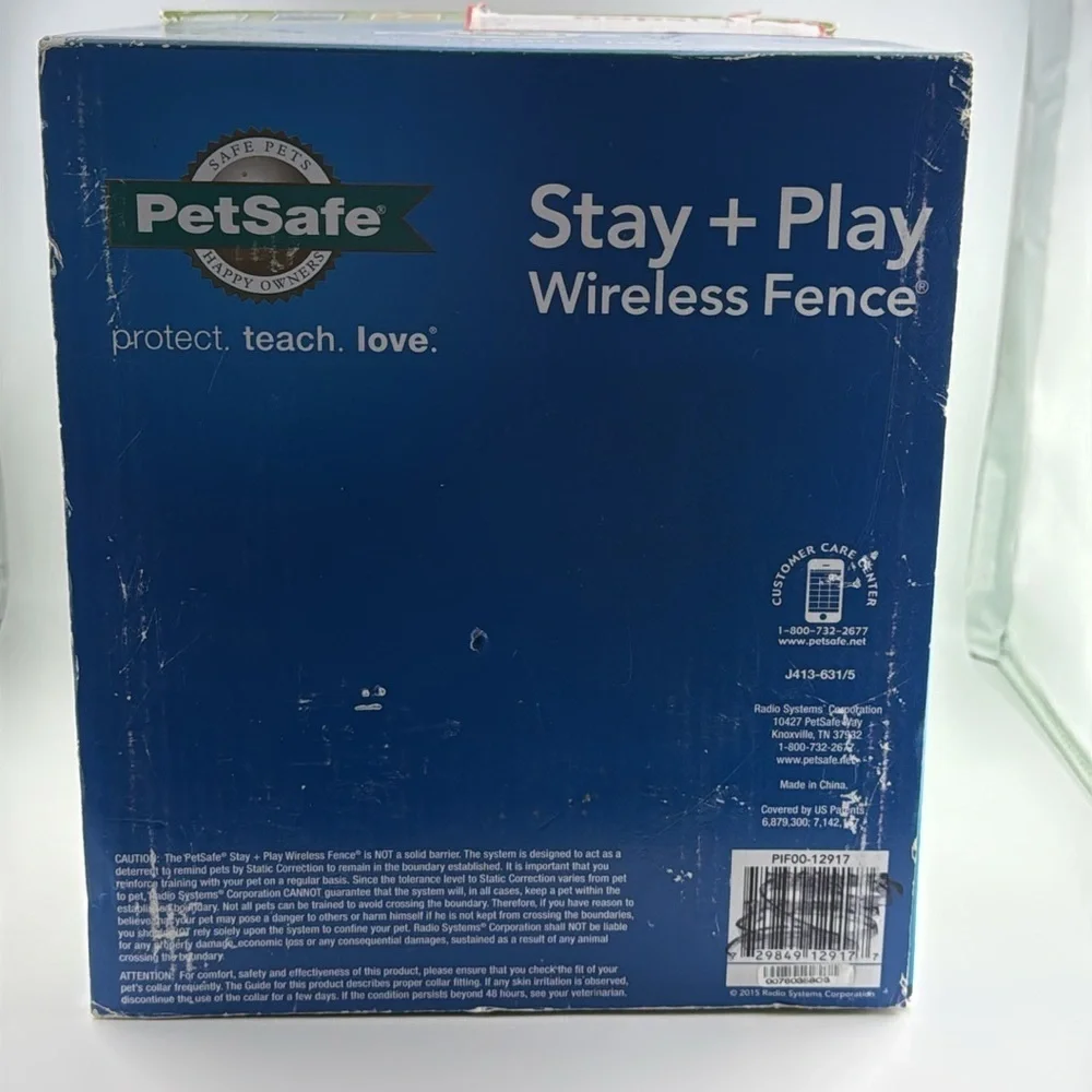 PETSAFE Stay + Play Wireless Fence for Dogs NEW in Open Box